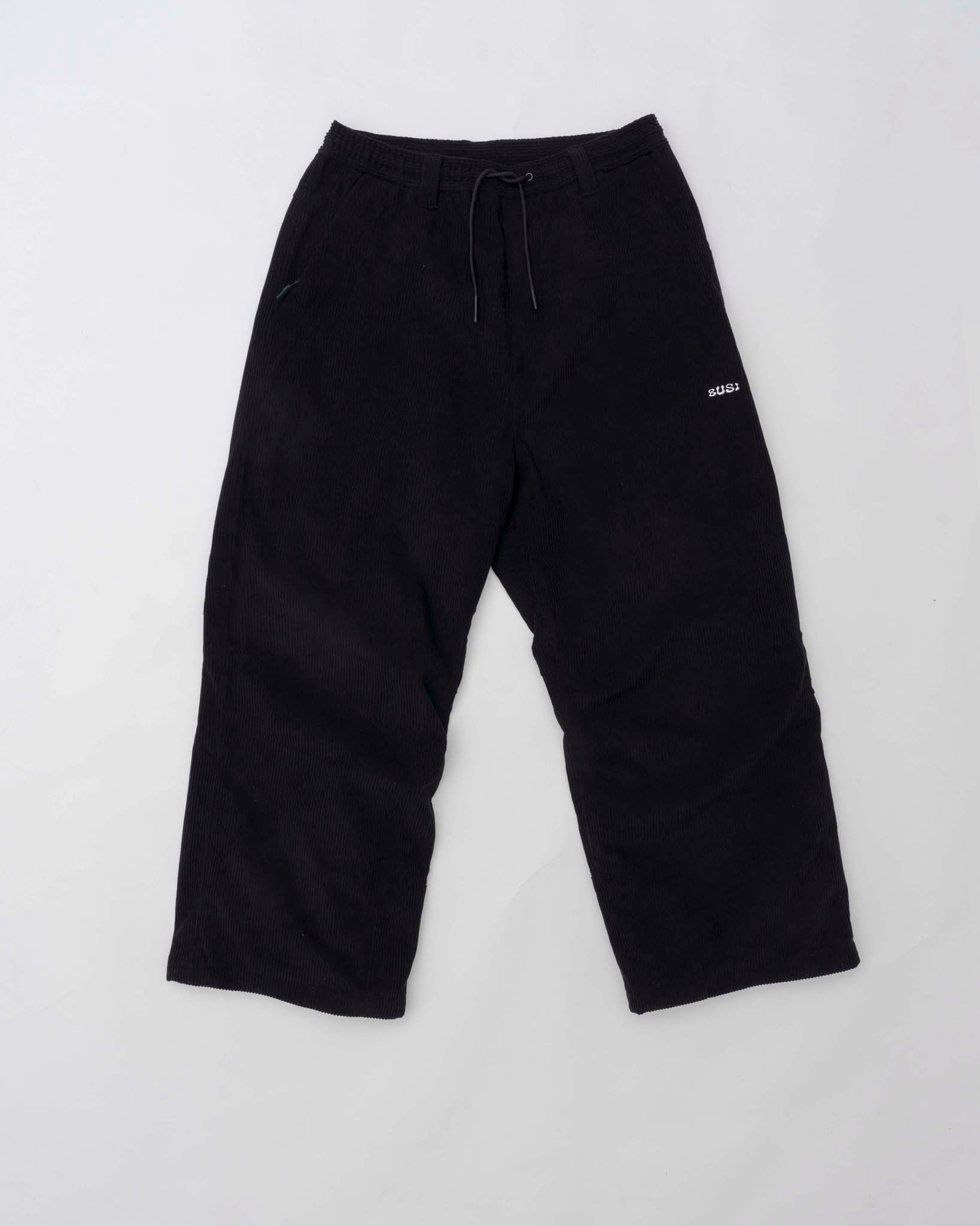 BIGGIE CORD PANT BLACK