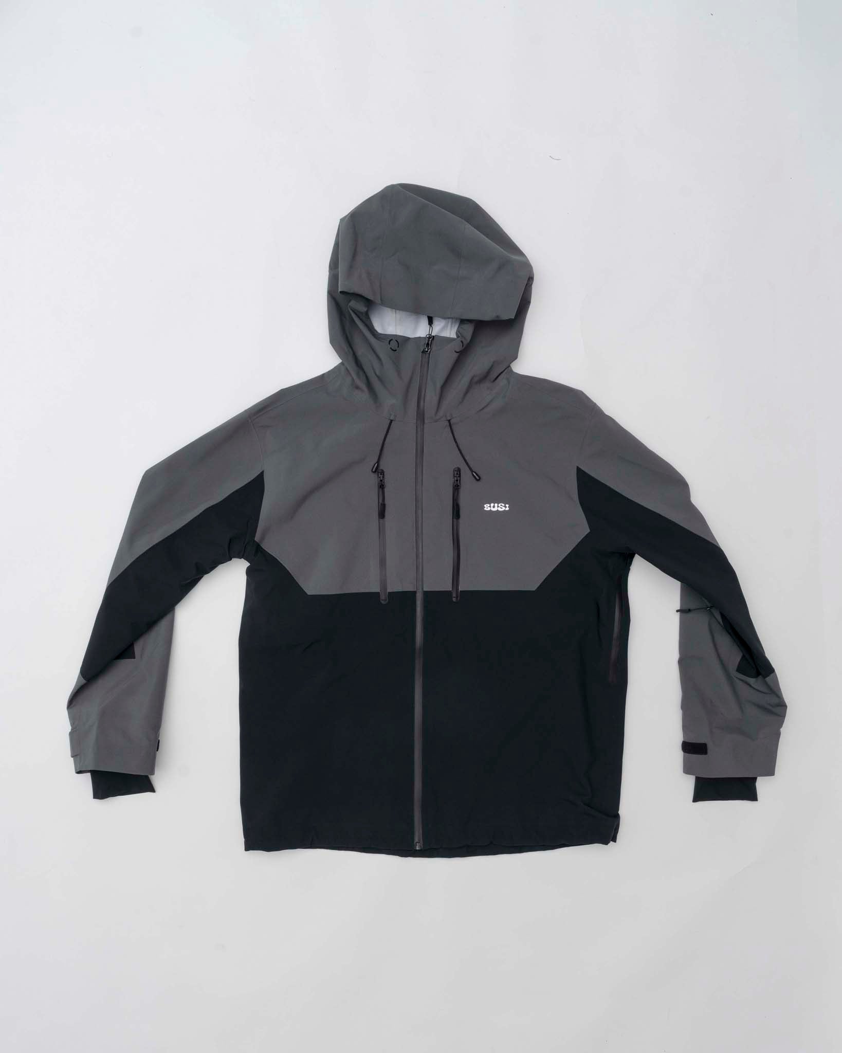 BMC ジャケット フード付き 3l Corp 3L Jacket Dark Grey & Black – Shell Jacket | BUSI