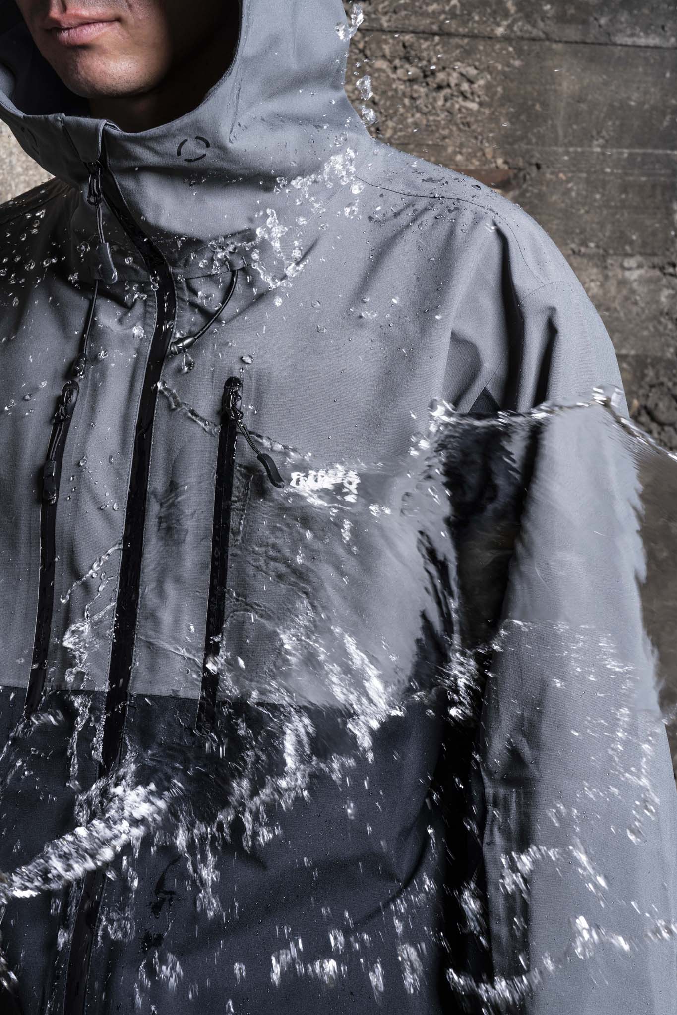 Corp 3L Jacket Dark Grey & Black – Shell Jacket | BUSI