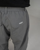 BUSI Biggie Pant Steel Grey snowboard and ski pants, back pocket detail