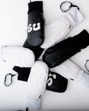 BUSI O.G Gloves White snowboard and ski gloves, wrist strap detail