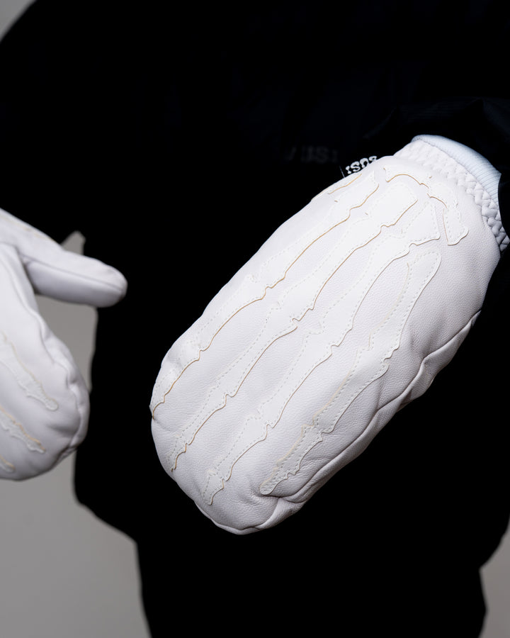 SKELETON GLOVES WHITE