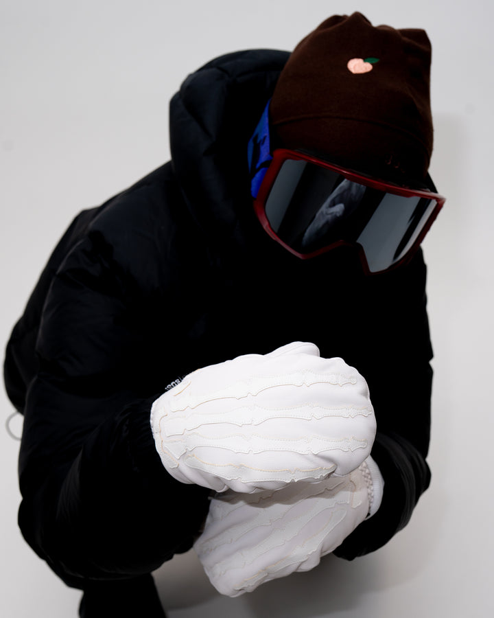 SKELETON GLOVES WHITE
